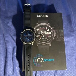 Citizen CZ Smart Black and Silver Smartwatch